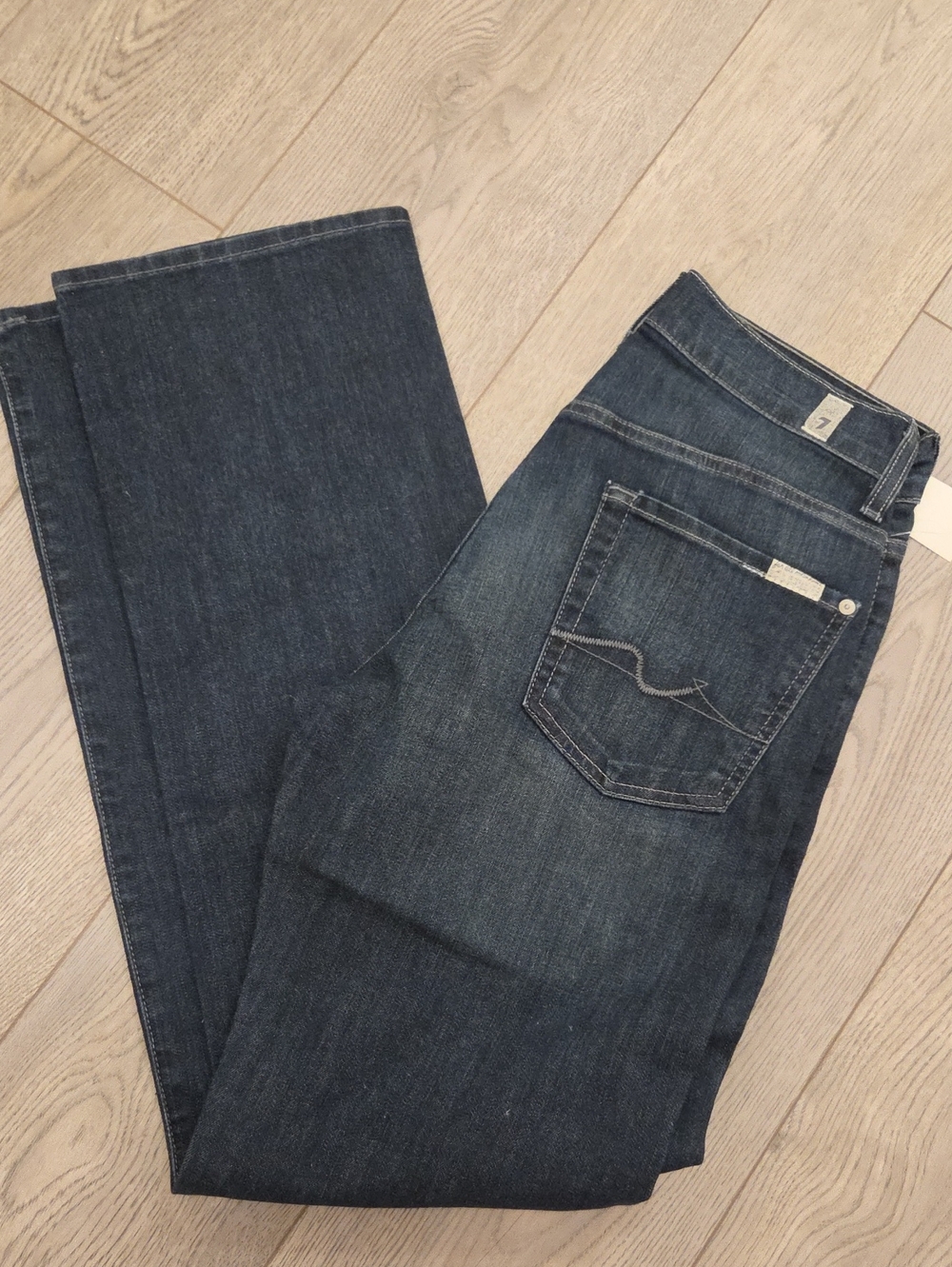 Brandnew 7 For All Mankind Austyn Dark Blue Mens Jeans